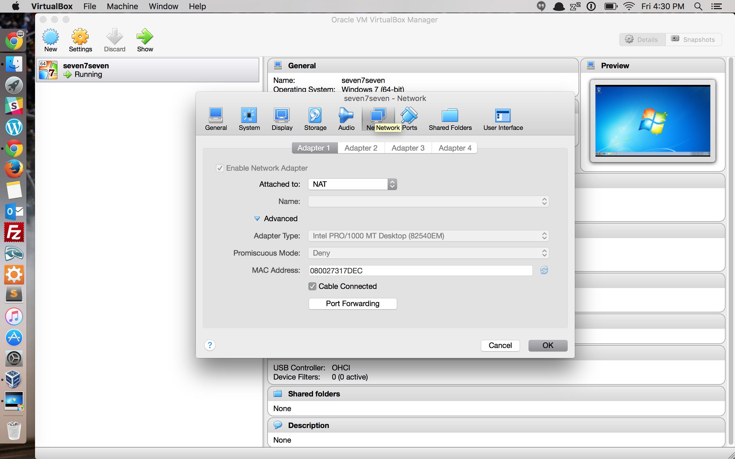 virtualbox for both windows and mac